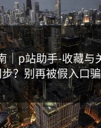 避坑指南｜p站助手-收藏与关注怎么同步？别再被假入口骗了